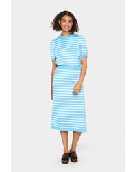 Saint Tropez - Rok A-Shape Ethereal Ice Stripe - Lyst