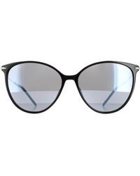BOSS - Sunglasses Boss 1272/s 807 T4 Black Silver Mirror - Lyst