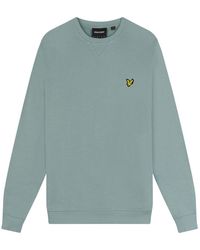 Lyle & Scott - Brand Logo Slate Sweatshirt Cotton - Lyst