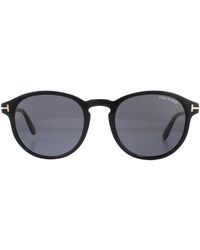 Tom Ford - Zonnebril Dante Ft0834 01A Glanzend Grijs Smoke - Lyst