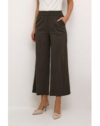 Kaffe - Pauline Wide Leg Elastic Waist Trousers - Lyst