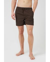 Brave Soul - Seersucker Swim Shorts - Lyst