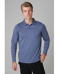 Tokyo Laundry - Long Sleeve Cotton Polo Shirt - Lyst