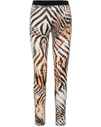 Conquista - Print Silky Pants - Lyst