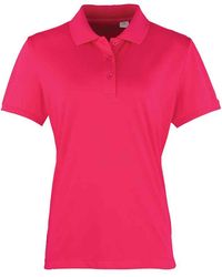 PREMIER - Coolchecker Piqué Poloshirt (Heet) - Lyst