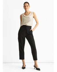 Gini London - Sequin Cowl Neck Cami Top - Lyst