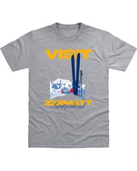 Park Fields - Pierce Archive Visit Zermatt Graphic T-Shirt Athletic - Lyst
