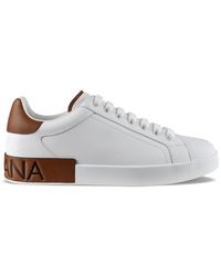 Dolce & Gabbana - Dolce&gabbana Sneakers Portofino Wit - Lyst