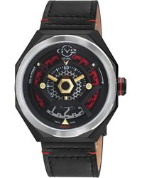 Gv2 - Stella Solar Power//Gp Dial, Handmade Italian Leather Watch - Lyst