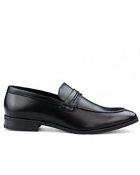 Infinity Leather - Slip-On Loafers Lined Smart Shoes Faux Leather - Lyst