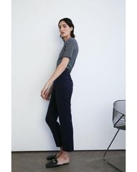 Warehouse - Essential Elastic Back Ankle Grazer Trouser - Lyst
