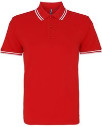 Asquith & Fox - Classic Fit Tipped Polo Shirt - Lyst