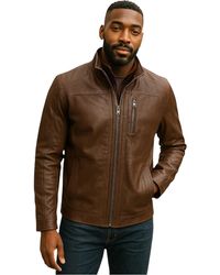 Infinity Leather - Warm Mid-Length Coat - Lyst