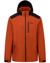 DLX - Durand Soft Shell Jacket (Burnt) - Lyst