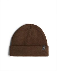 Ted Baker - Benit Ribbed Beanie Hat - Lyst
