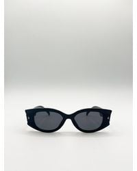 SVNX - Oval Rectangular Vintage Sunglasses - Lyst