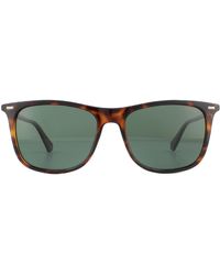 Polaroid - Rectangle Havana Polarized Sunglasses - Lyst