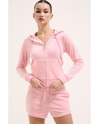 Juicy Couture - Robertson Classic Jacket Hooded Sweatshirt - Lyst