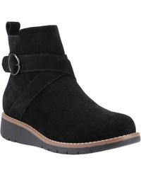 Hush Puppies - Lyra Suede Winter Ankle Boots - Lyst