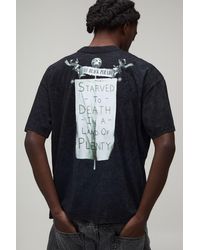 BoohooMAN - Oversized My Chemical Romance Acid Wash License Print T-Shirt - Lyst