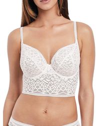 Freya - Soiree Lace Longline Bralette - Lyst