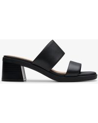 Clarks - Jaylan Dusk Leather Sandals - Lyst