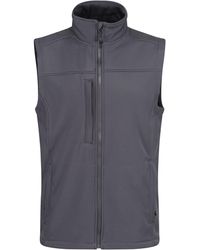 Regatta - Flux Softshell Body Warmer (Seal/Seal) - Lyst