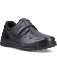 Hush Puppies - Forde Touch Fastening Leather Loafers - Lyst