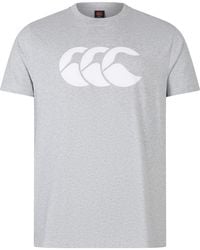 Canterbury - Logo Organic Cotton T-Shirt (Classic Marl) - Lyst