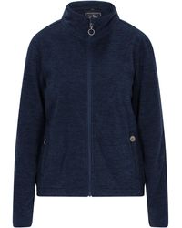 Dreimaster - Fleece Jas Marine Gem - Lyst