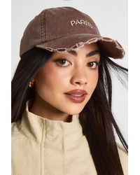 Boohoo - Distressed Cap - Lyst