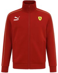PUMA - X Scuderia Ferrari Race Iconic Dark Track Jacket - Lyst