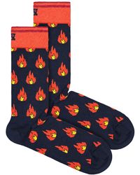 Happy Socks - Novelty Flames Design - Lyst