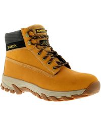 Stanley - New /Gents Honey Lace Up Steel Toe Cap Safety Boots - Lyst
