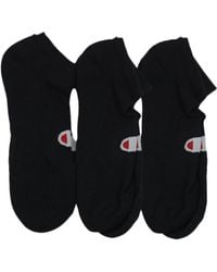 Champion - Low Cut Socks 3 Pack Regular Soft Cotton Gym Sports Trainer - Lyst