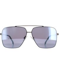 BOSS - Sunglasses Boss 1325/s Kj1 T4 Dark Ruthenium Silver Mirror - Lyst