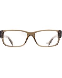 Prada - Rectangular Transparent Terra Prb09V - Lyst