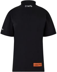 Heron Preston - Ctnmb Turtleneck T-shirt In Zwart Voor - Lyst