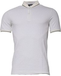 Dolce & Gabbana - Polo Shirt Met Stippen Klassieke Pasvorm - Lyst
