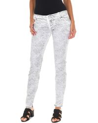 Met - Long Trousers With Narrow Cut Hems 70Dbf0585-R216 - Lyst