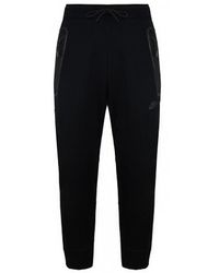 Nike - Standard Fit Stretch Waist Logo Track Pants Cu4502 010 Cotton - Lyst