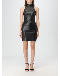 Chiara Ferragni - Hoge Hals Mini Jurk Met Zijslit - Lyst
