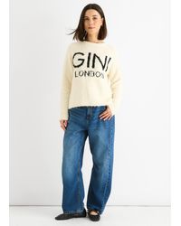 Gini London - Logo Cozy Knit Jumper - Lyst