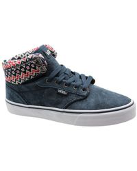 Vans - Off The Wall Atwood Hi Top Lace Up Leather Trainers Votdx0 B39C - Lyst