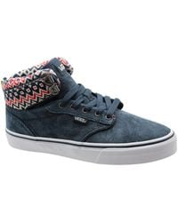 Vans - Off The Wall Atwood Hi Top Lace Up Leather Trainers Votdx0 B39C - Lyst