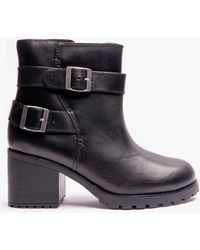 Harley Davidson - Harley Davidson Lalanne Dbl Strap Ce Short Boots - Lyst