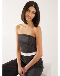 Pink Vanilla - Bandeau Crop Top - Lyst