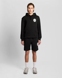 Lyle & Scott - Graphic Badge Cotton Sweat Shorts - Lyst