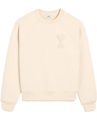 Ami Paris - Patch Heart Sweatshirt - Lyst