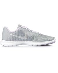 Nike - Flex Bijoux Lace Up Grey Synthetic Running Trainers 881863 008 - Lyst